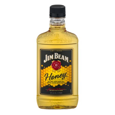 Jim Beam Honey Bourbon Whiskey, 375 mL