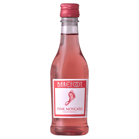 Barefoot Cellars Pink Moscato 4 Single Serve 187ml Bottles