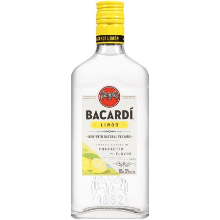 Bacardi Limon Citrus Flavored Rum, 375 mL