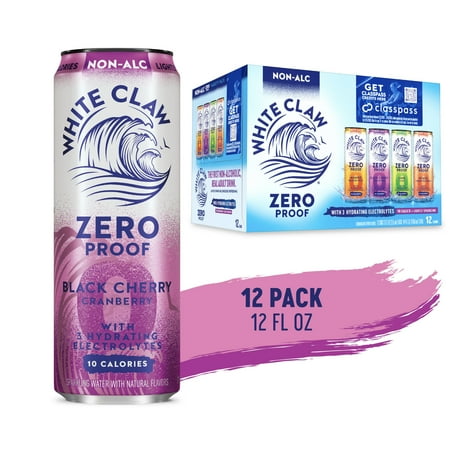 White Claw Zero Proof Variety Pack  12 Pack  12 fl oz Cans