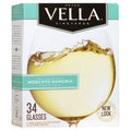 Peter Vella Moscato Sangria White Box Wine, 5L