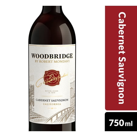 Woodbridge by Robert Mondavi Cabernet Sauvignon, Red Wine, 750 mL Bottle