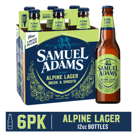 Samuel Adams Alpine Lager, 6 pack, 12 fl oz bottles
