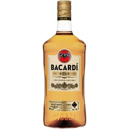 Bacardi Gold Rum, 1.75 L, PET Bottle
