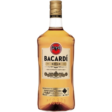 Bacardi Gold Rum, 1.75 L, PET Bottle